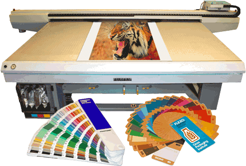 Fujifilm Acuity HD 2504 plotter and color books